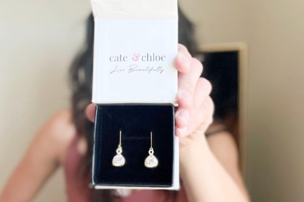 Cate & Chloe Alessandra Drop Earrings w/ Gift Box Only $18 Shipped