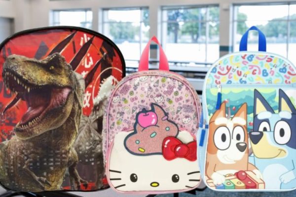 Kids Character Backpacks from $8.93 on Walmart.com | Jurassic World, Bluey, Hello Kitty & More